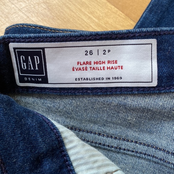 GAP flare high rise jeans - Picture 4 of 4